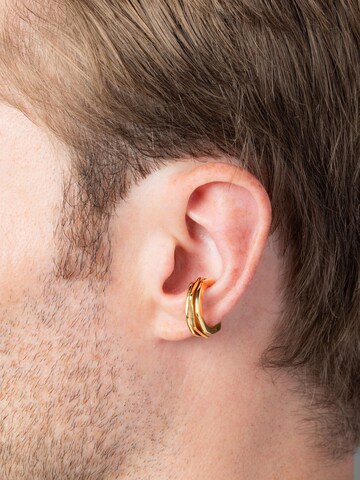 YParis - Pendientes 'Ear cuff Bolty G' en oro