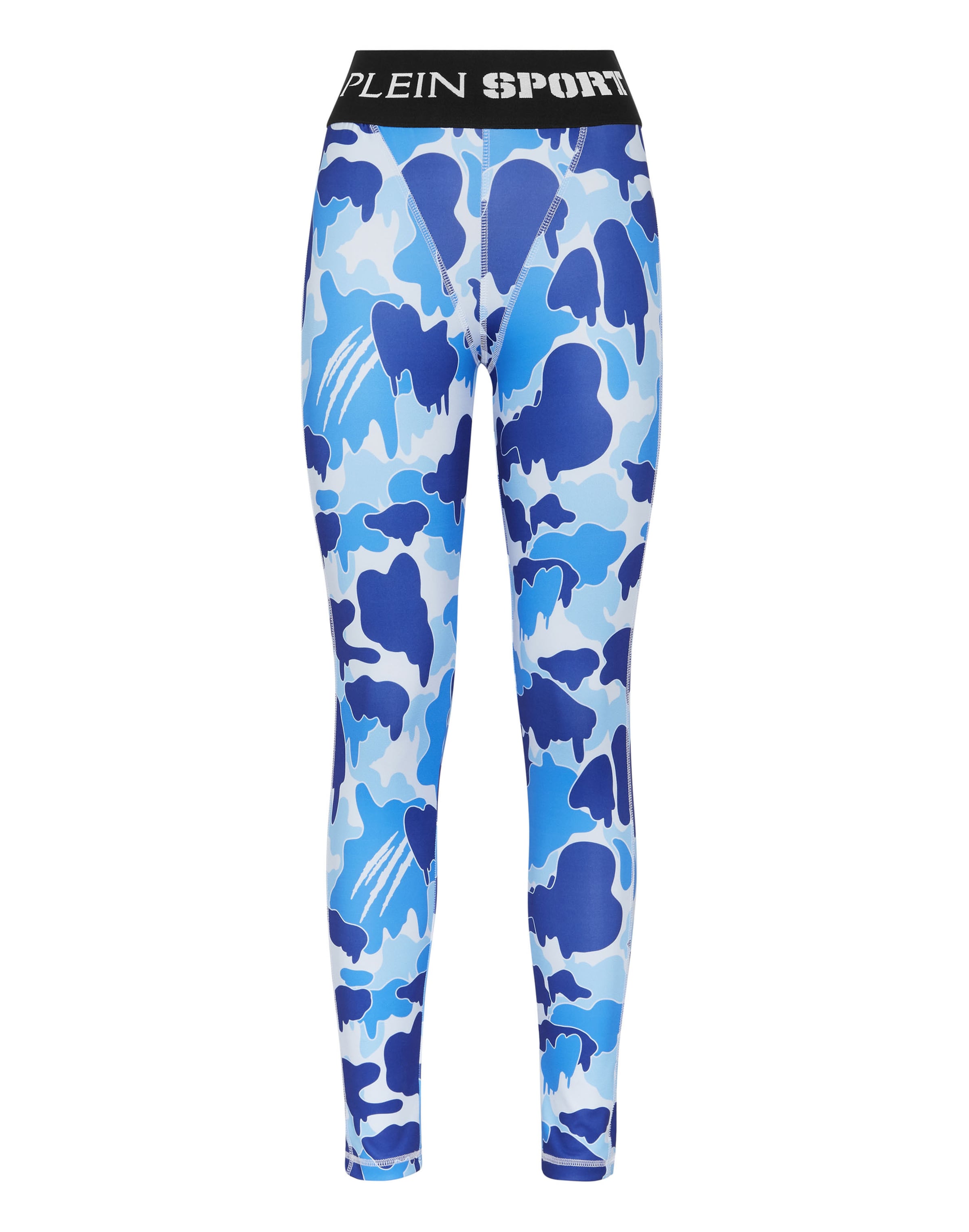 Plein Sport Leggings in Navy / Sky blue / Light blue / White, Item view