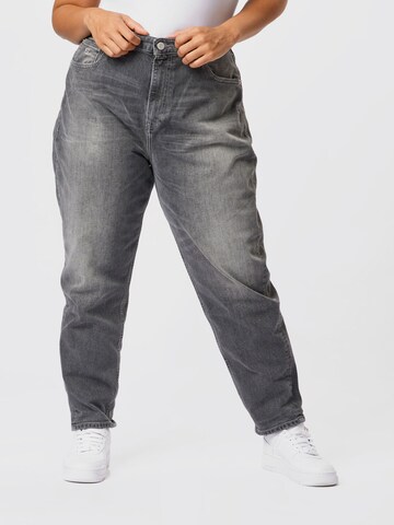Tommy Jeans Curve Jeans in Grijs: voorkant