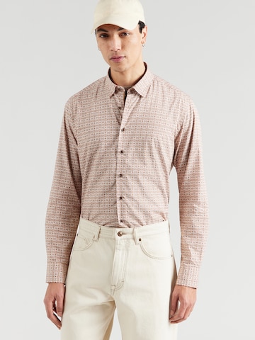 bugatti Slim fit Skjorta i brun: framsida