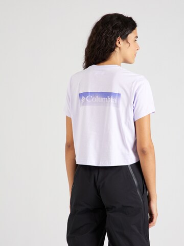 T-shirt fonctionnel 'North Cascades' COLUMBIA en violet