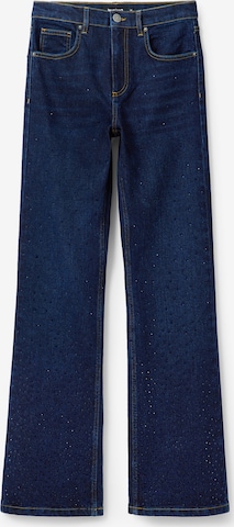 Desigual Flared Jeans in Blauw: voorkant