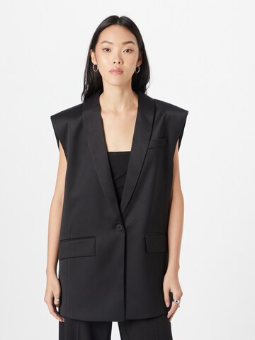 HUGO Red - Blazer 'Alassa' em preto: frente