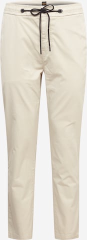 BOSS Slimfit Hose 'Taber' in Beige: predná strana