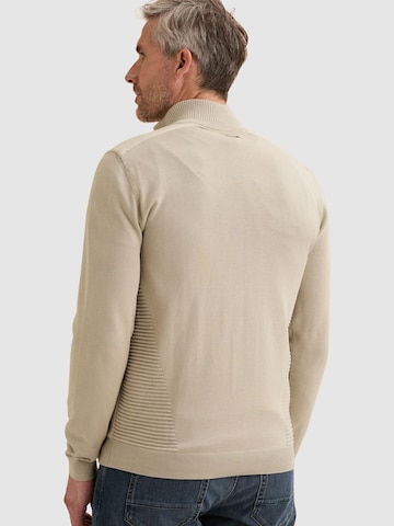 Vestes en maille 'Cardigan in cotton/modal with zipper closure' VANGUARD en gris