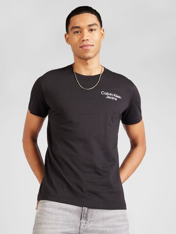 Calvin Klein Jeans Paita 'Eclipse' värissä musta