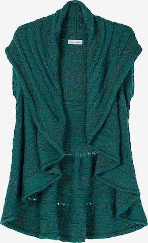 sheego by Joe Browns Knitted Vest in Green: front