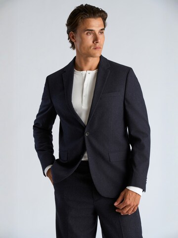 Lindbergh Regular fit Business-colbert in Blauw