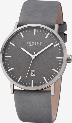 REGENT Analog Watch in Grey: front