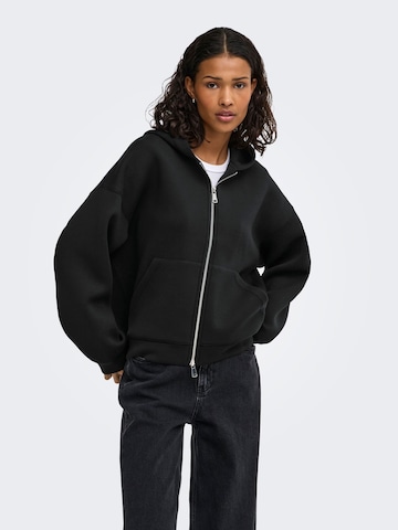 JDY Sweatvest 'JDYSabrina' in Zwart: voorkant