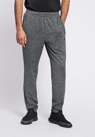 Hummel Tapered Broek in Grijs: voorkant