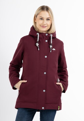 Schmuddelwedda Weatherproof jacket in Red: front