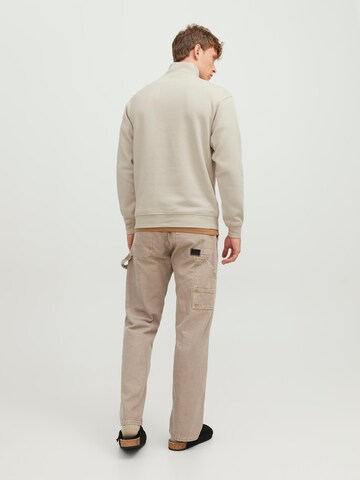 JACK & JONES Sweatshirt 'Bradley' in Beige