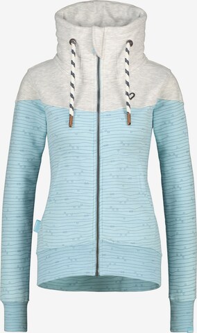 Alife and Kickin Sweatjacke 'Valina' in Blau: predná strana