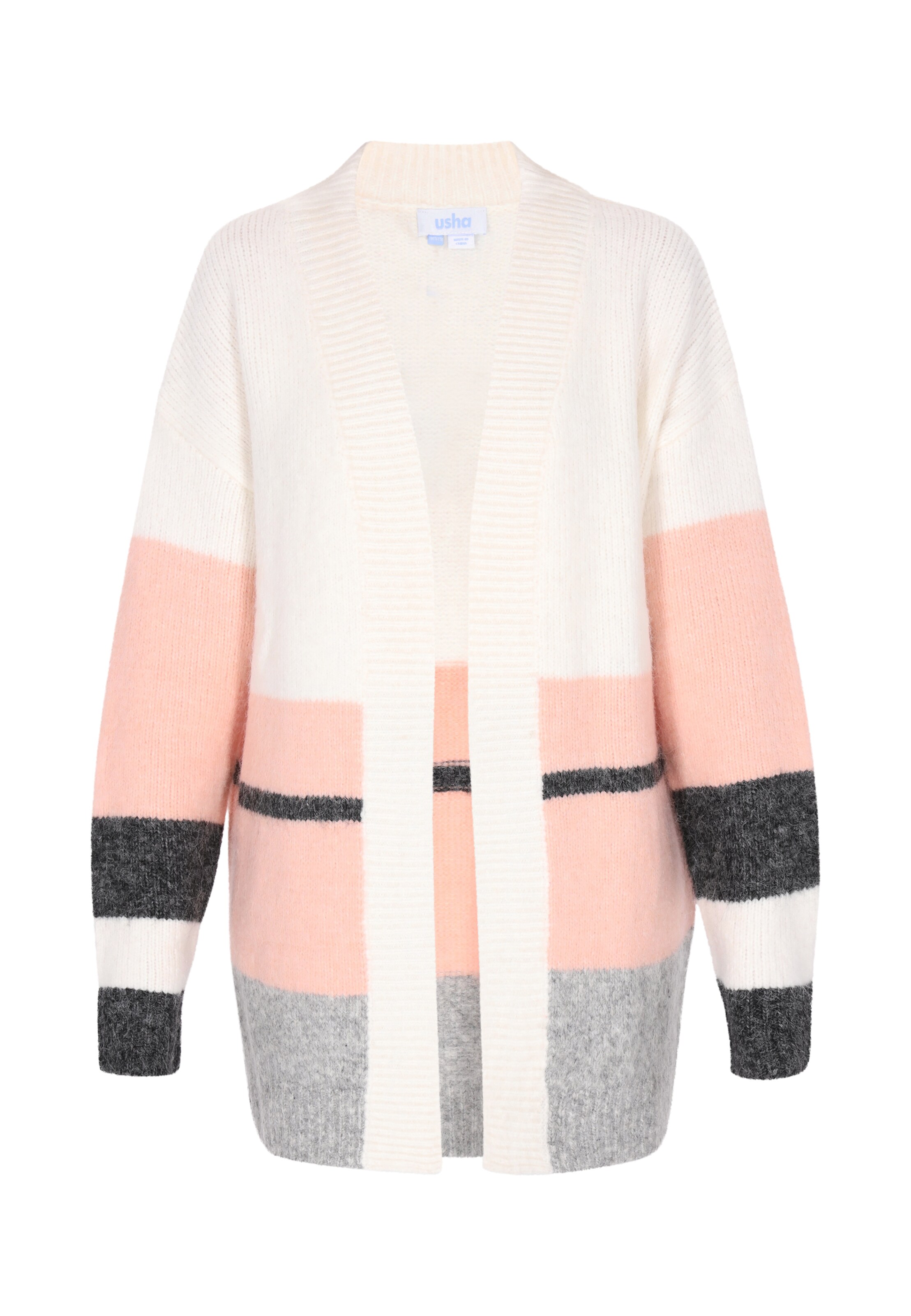 usha BLUE LABEL Strickjacke in Mischfarben: Vorderseite