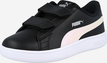 PUMA Sneakers 'Smash v2 Holo V' in Black: front