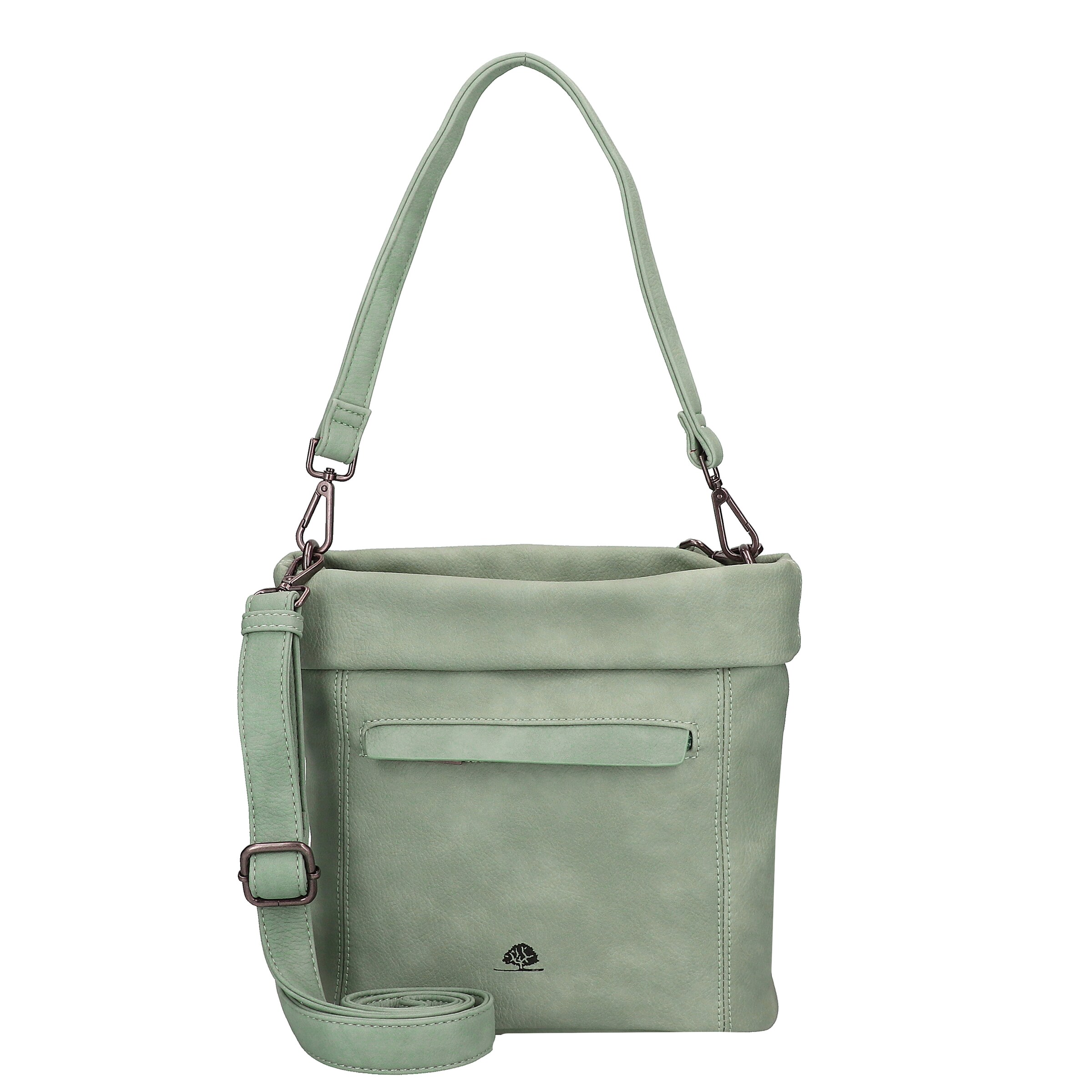Borsa a spalla di GREENBURRY in verde: frontale