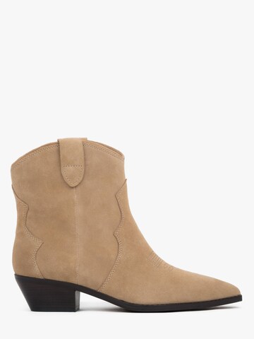 Estro Ankle Boots '1079-1'‌‌‌‌‌‌‌ in Beige: Vorderseite