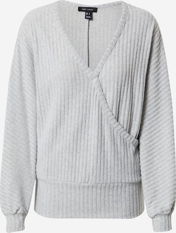 NEW LOOK Sweater in Grey: front