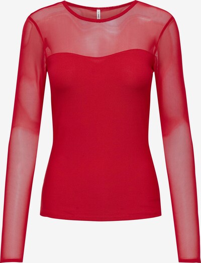 ONLY T-shirt 'SANSA' en rouge, Vue avec produit