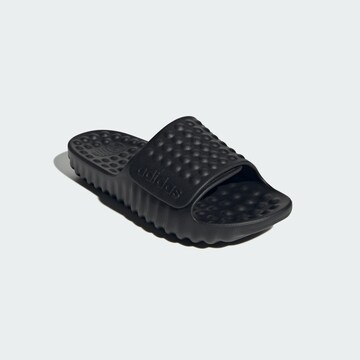 melns ADIDAS SPORTSWEAR Ādas čības 'Adissage'