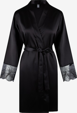 Robe de chambre LingaDore en noir : devant