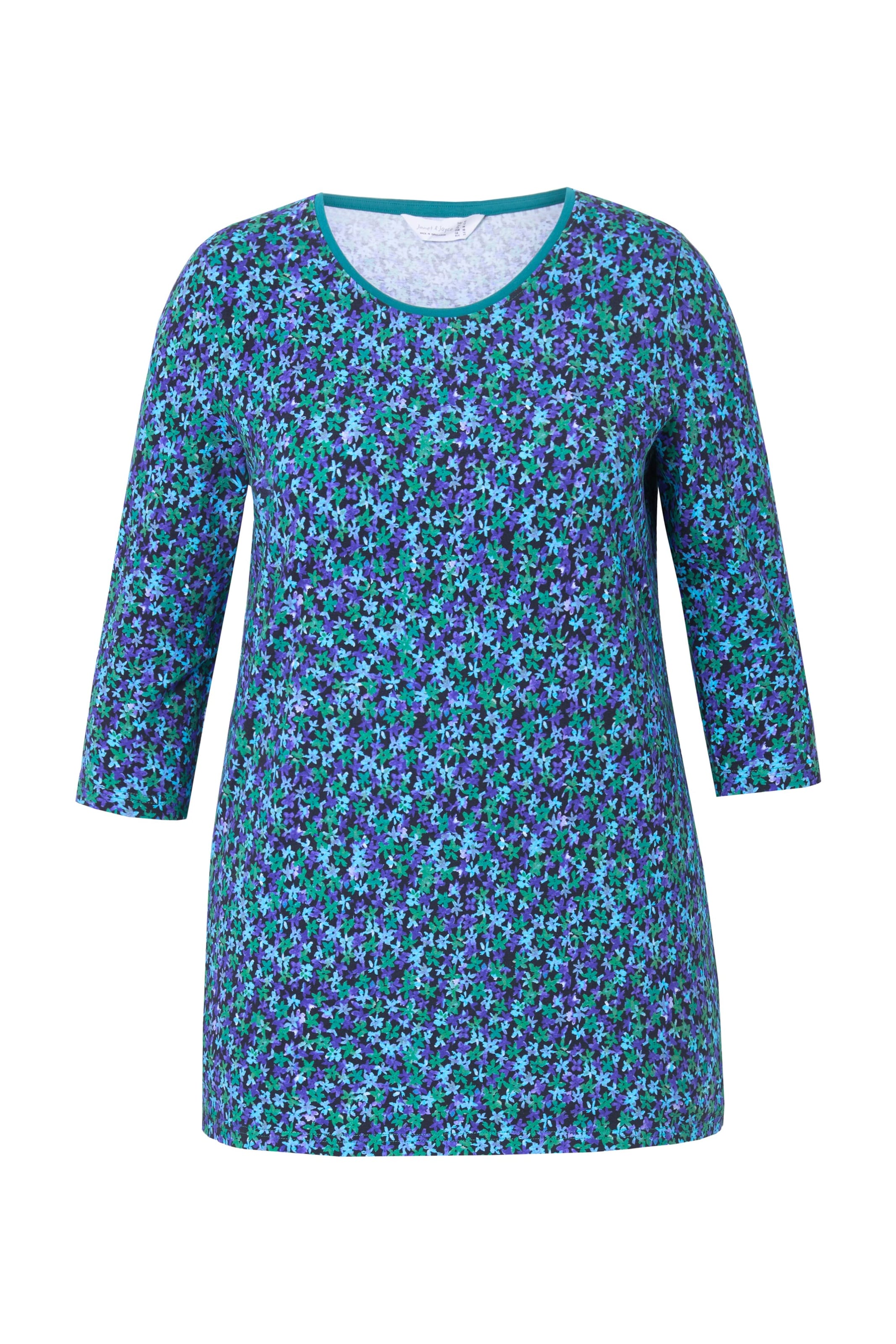 Janet & Joyce Shirt in Blue: front