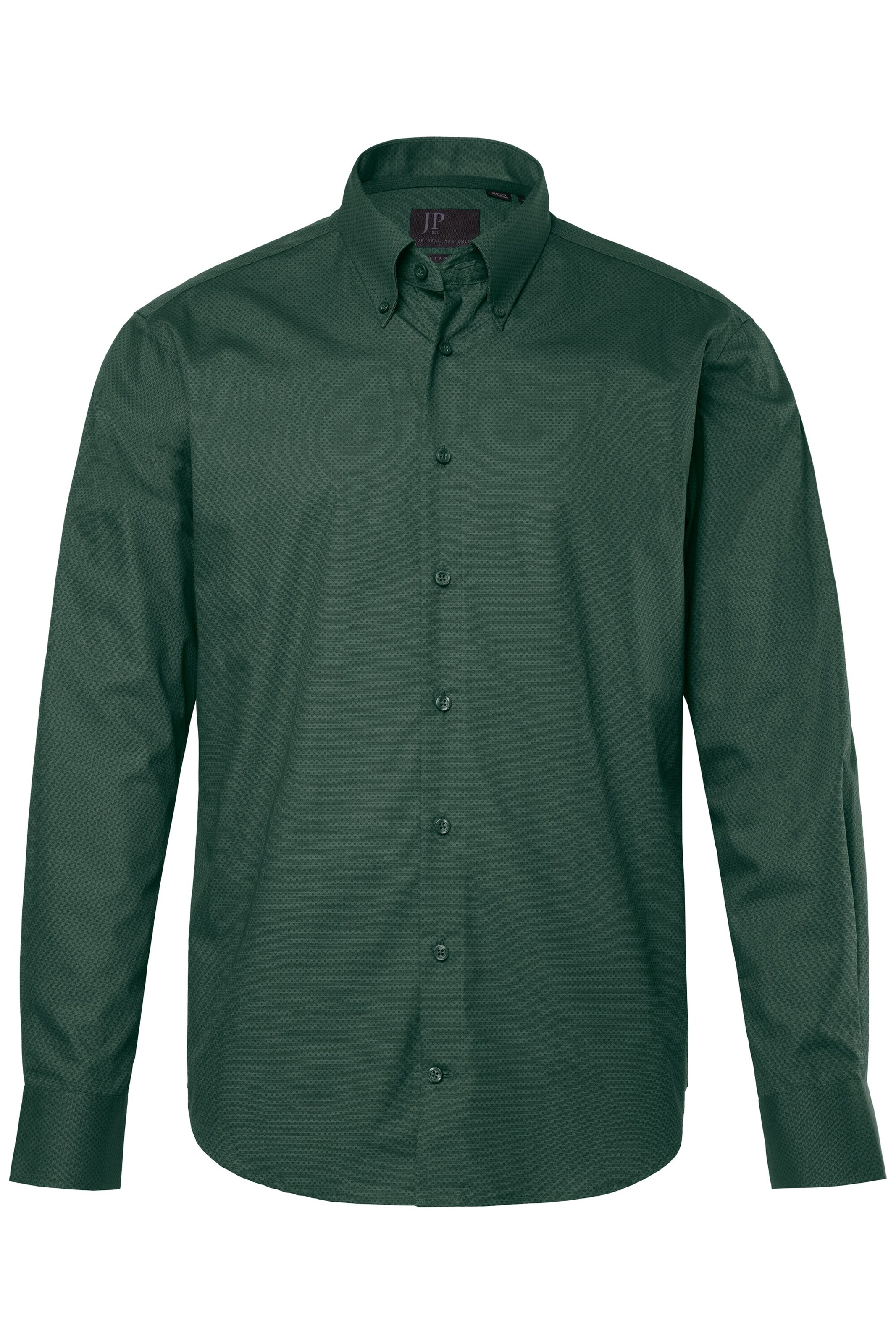 JP1880 Overhemd in Groen: voorkant