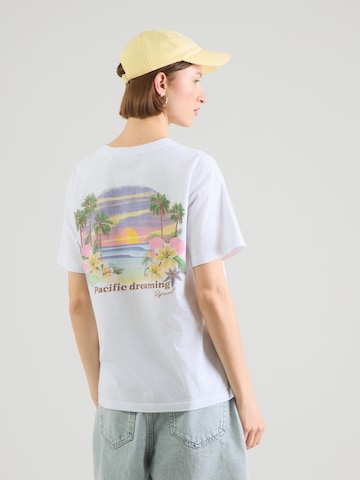 RIP CURL - Camiseta 'POOLSIDE' en blanco: frente