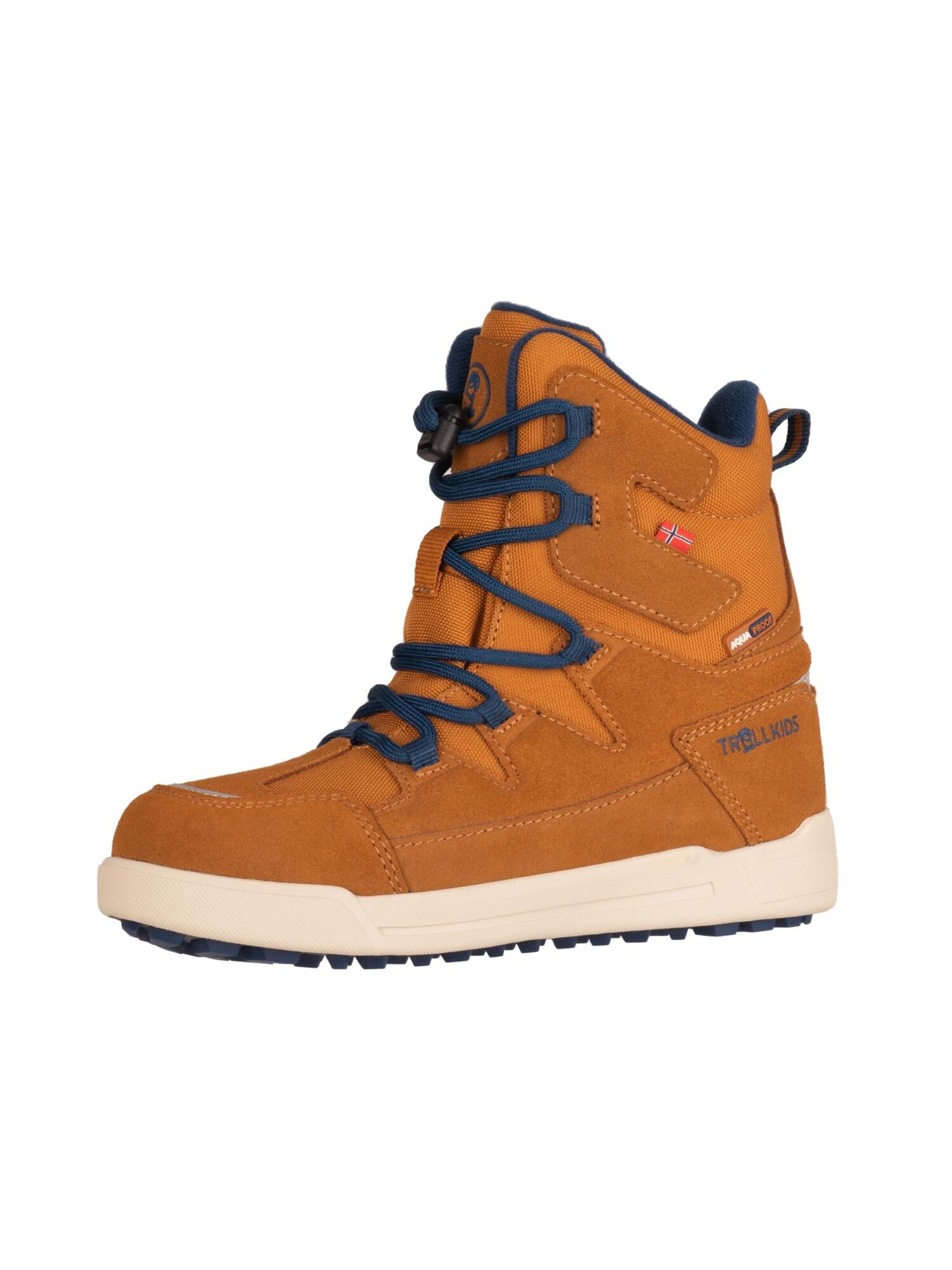 Bottes de neige 'Finnmark' TROLLKIDS en marron : devant