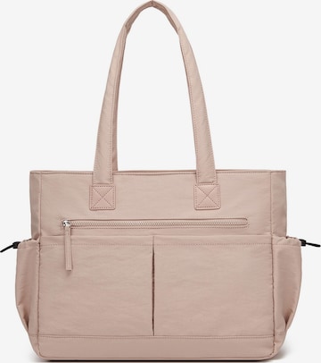 Miss Lulu Shoulder Bag in Pink: front