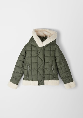 s.Oliver Winter Jacket in Green: front