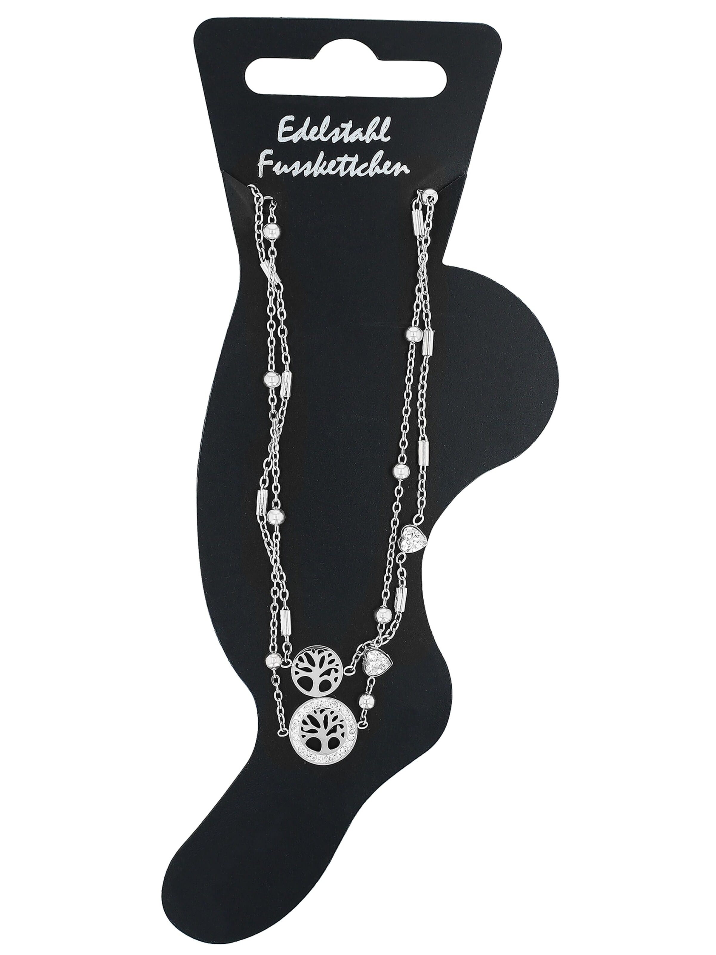 Akzent Foot Jewelry 'Danika, langlebig' in Silver: front