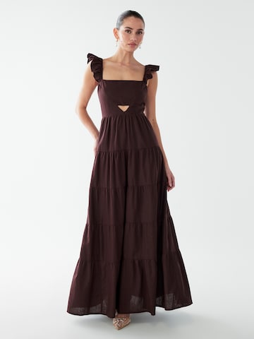 BWLDR Summer dress 'Elsi' in Brown