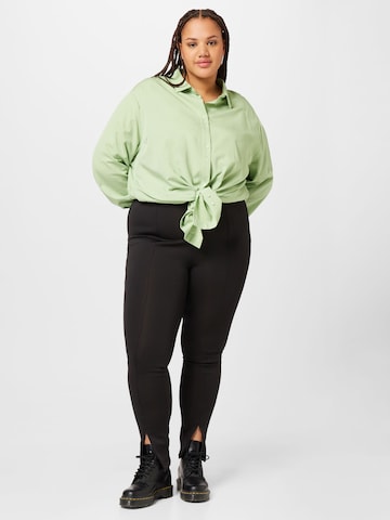 Camicia da donna 'Vibi' di Fransa Curve in verde