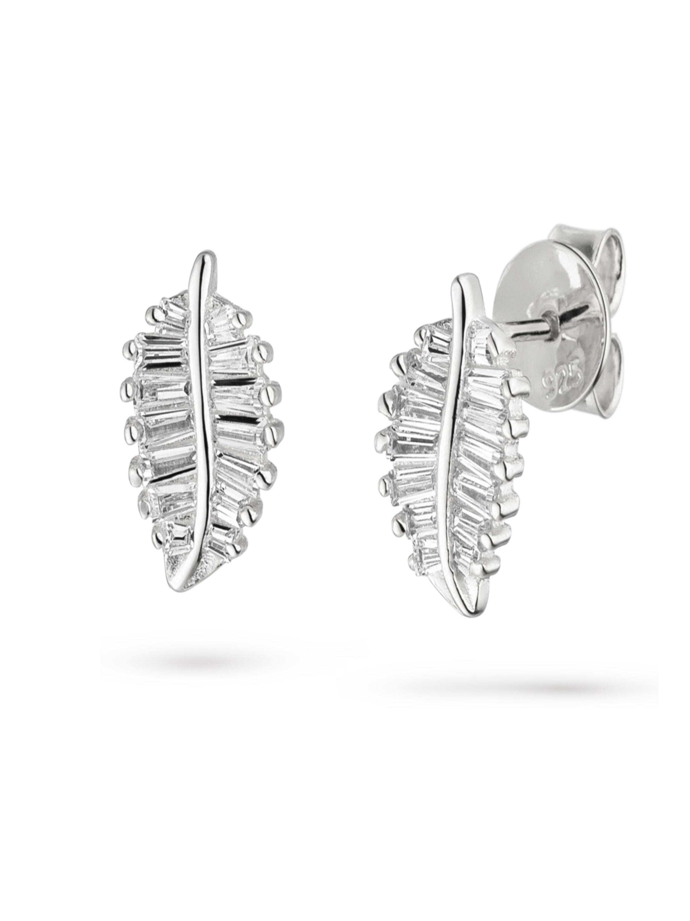 Fiocco Jewelry Earrings 'Bella' in Silver: front