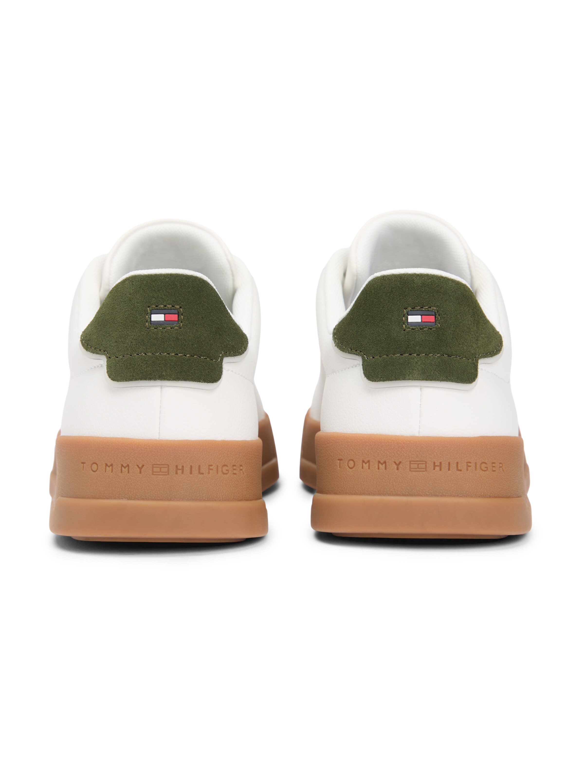 TOMMY HILFIGER Nizke superge 'COURT ESS' | bela barva