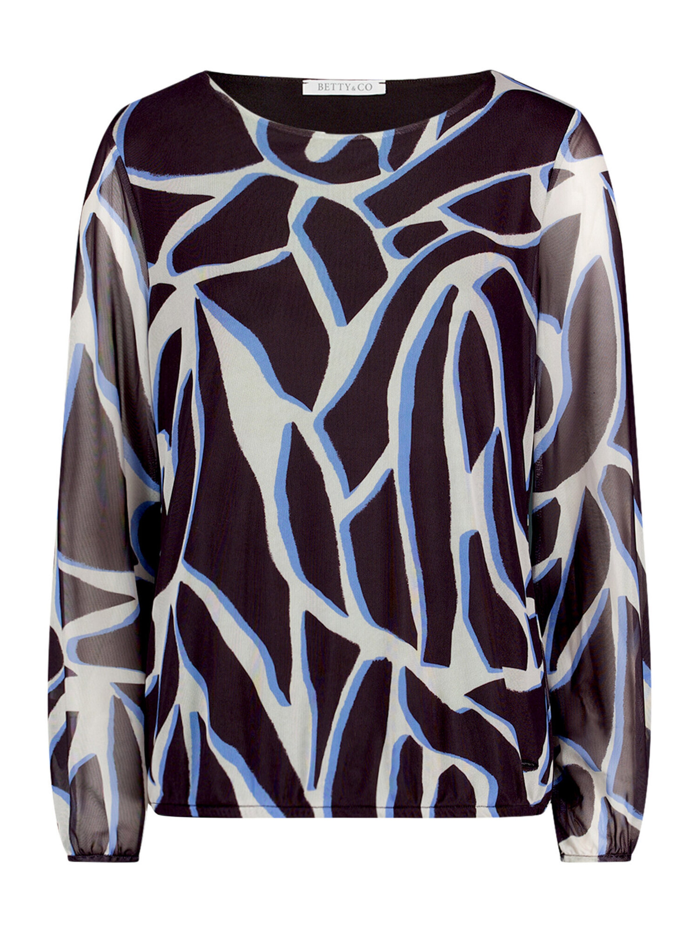 T-shirt Betty & Co en gris : devant