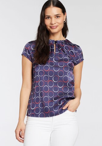 HECHTER PARIS Bluse in Blau: Vorderseite