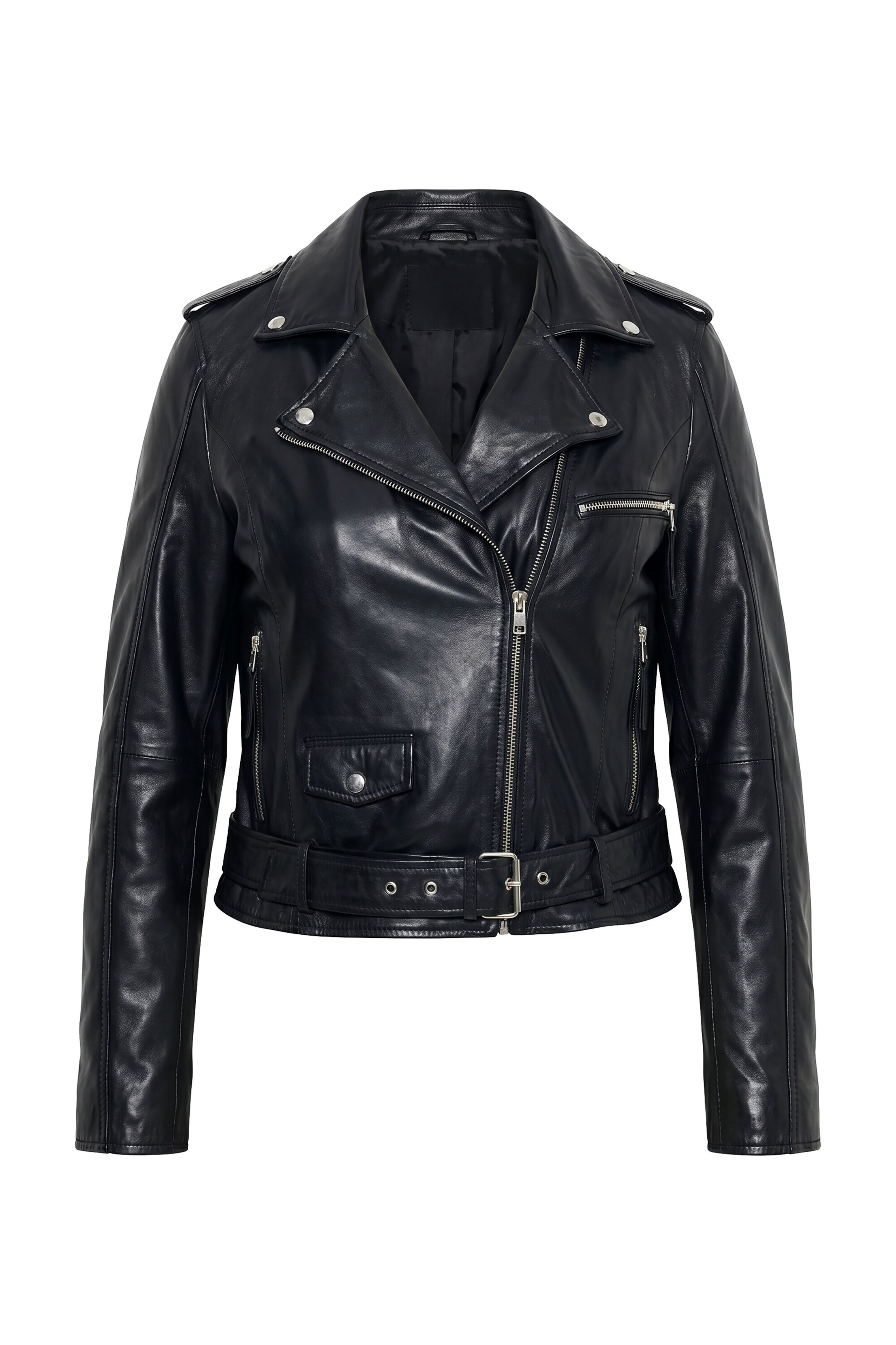 Ulla Popken Jacke in Schwarz: Vorderseite