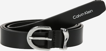 Ceinture Calvin Klein en noir : devant