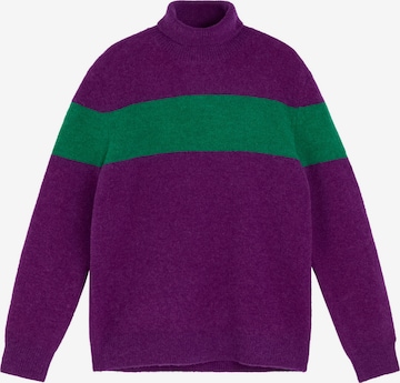 J.Lindeberg Športen pulover | vijolična barva: sprednja stran