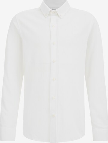 Coupe regular Chemise WE Fashion en blanc : devant