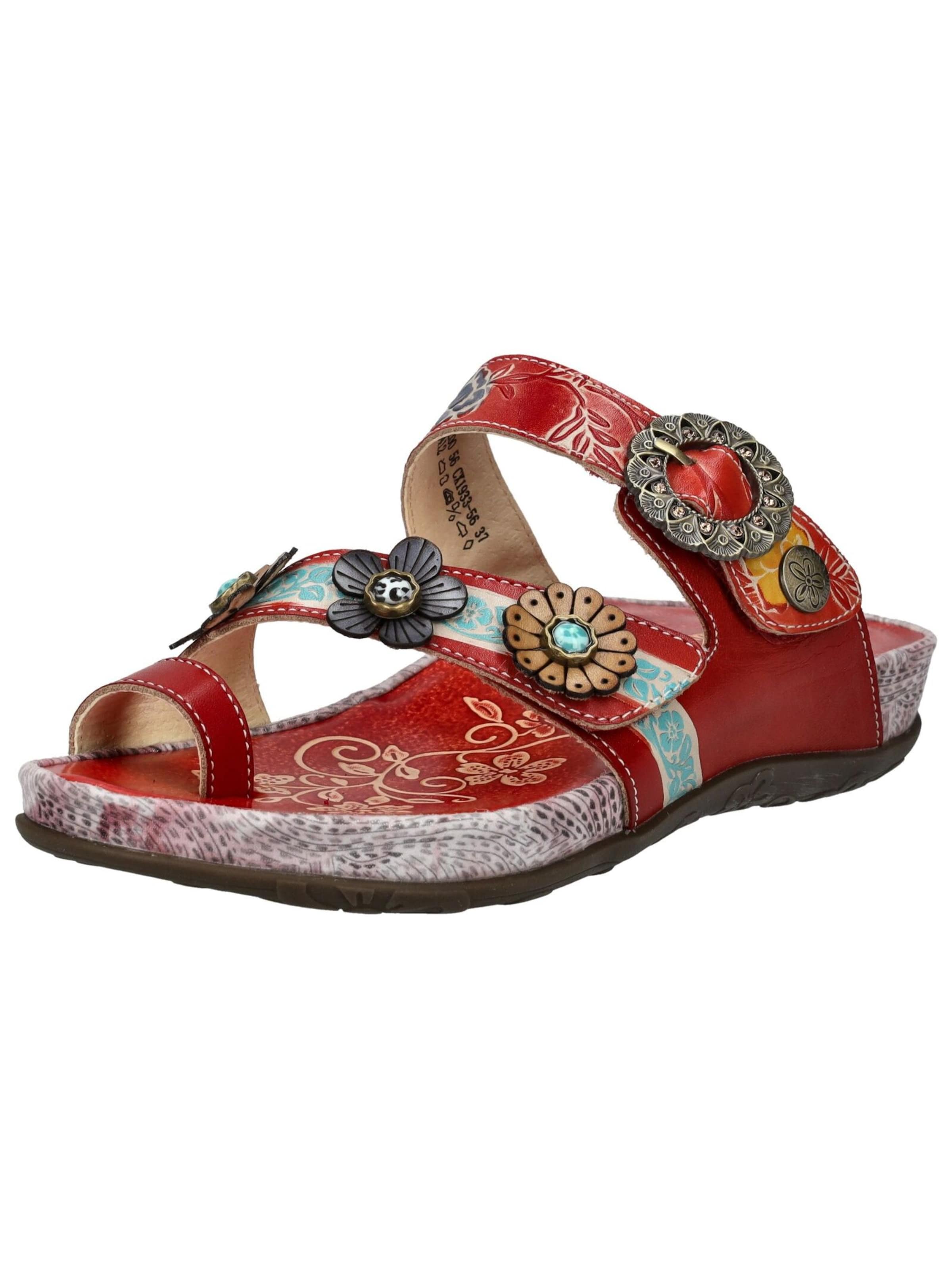 Laura Vita Mule in Red: front