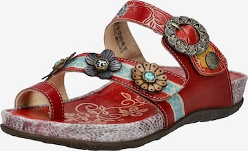 Mule Laura Vita en rouge : devant