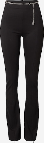 HUGO Flared Broek 'Norinda' in Zwart: voorkant