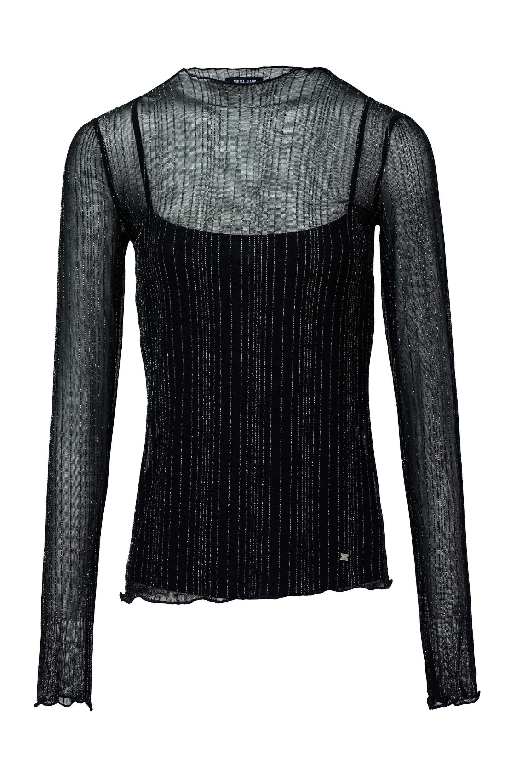 Salsa Jeans Shirt in Black: front