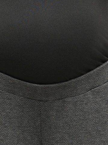 Only Maternity Wide leg Broek 'OLMBONELA' in Grijs