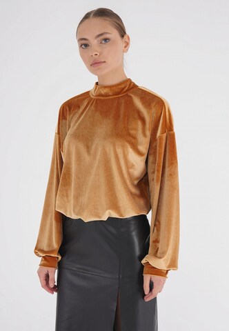 FRESHLIONS Bluse 'Remy' in Braun