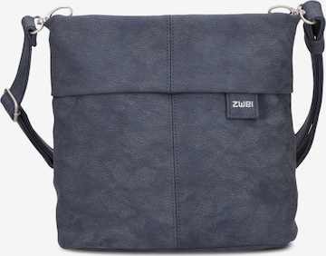 ZWEI Umhängetasche 'MADEMOISELLE' in Blau: Vorderseite